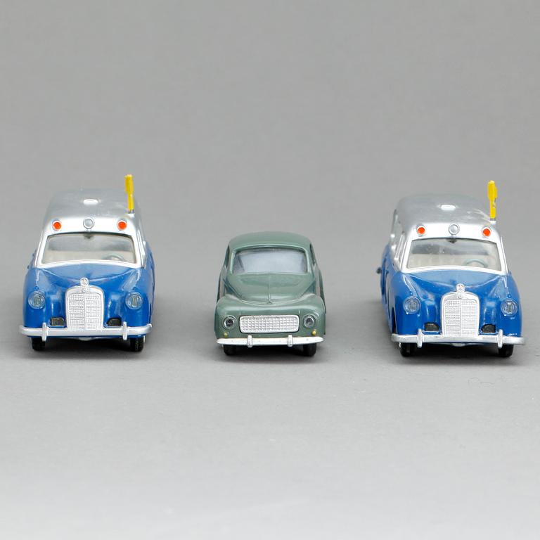 PARTI LEKSAKER, 3 st, Tekno Danmark. 1950/60- tal.