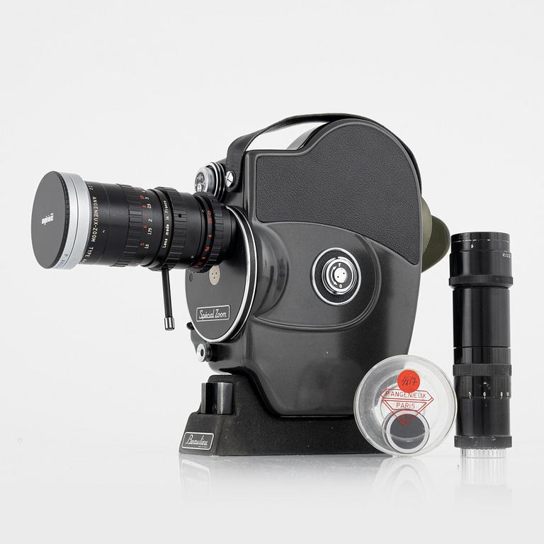 Film camera 16mm Beaulieu R16 Electric, 
1970s.