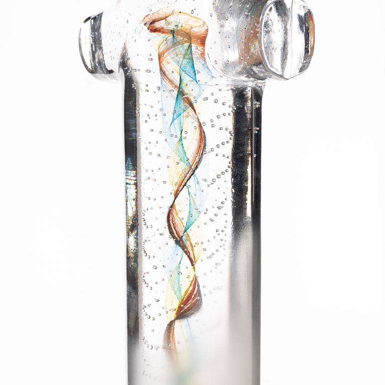 Kjell Engman, a glass sculpture of a horse, Kosta Boda Unique.