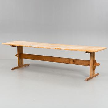 a Swedish pine table from around 1900.