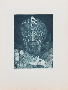 MAPP, 6 grafiska blad, "Fantastika", AH Grafik Ab, Stockholm. Signerade och numrerade 122/275.