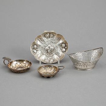 PARTI SILVER, 4 delar, 263 gram. Bl a Sterling Silver.