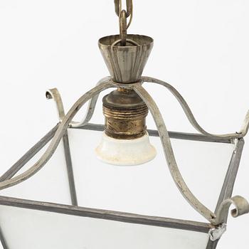 Harald Notini, taklampor, ett par, modell 6401, Arvid Böhlmarks Lampvarufabrik, 1920-30-tal.