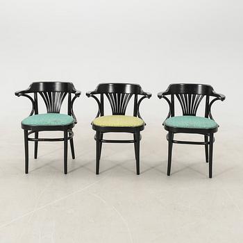 Armchairs, 6 pieces, Gemla, late 20th/early 21st century.