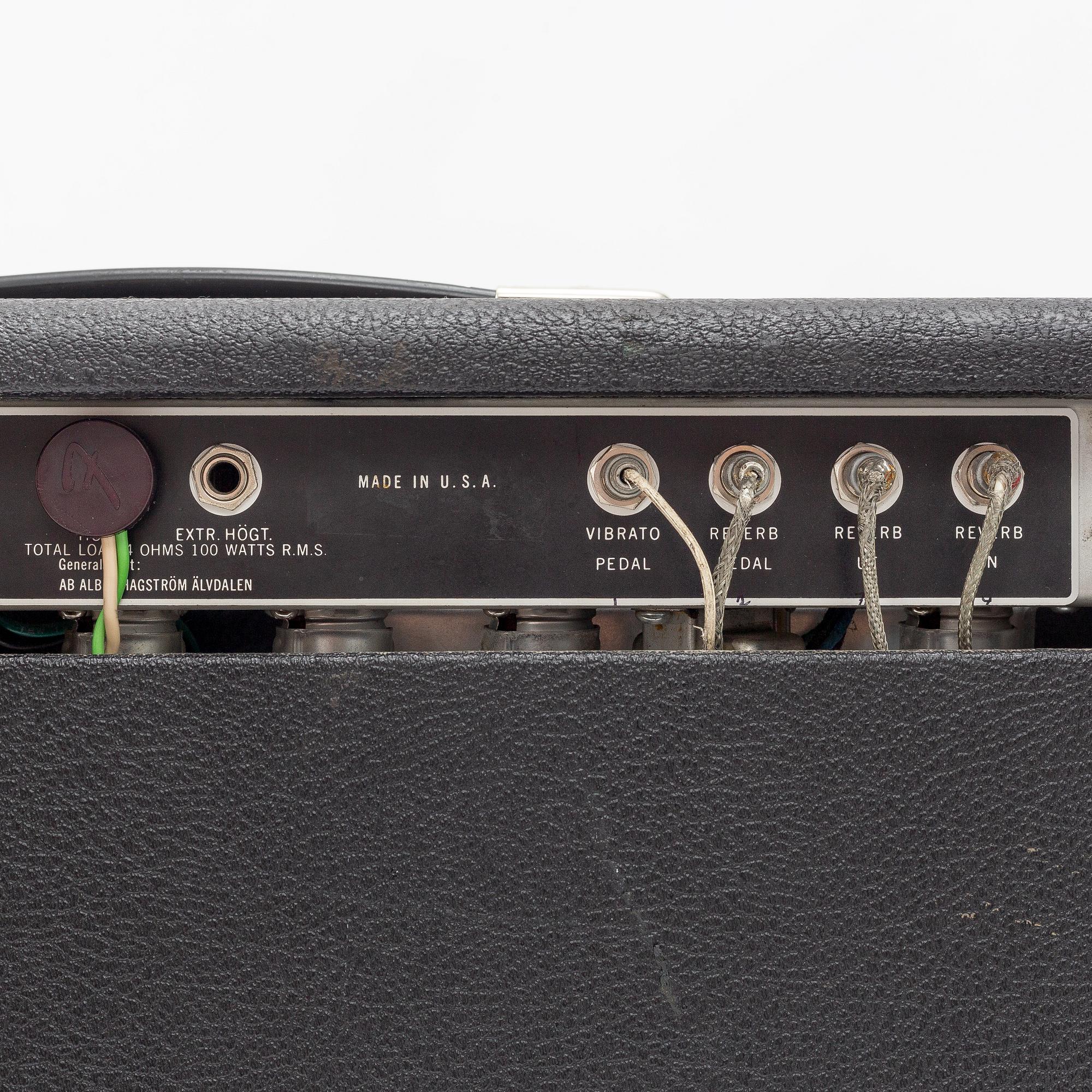 Fender, a "Quad Reverb" guitar amplifier, 1970s, USA.