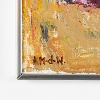 Astrid Munthe-de Wolfe, oil on canvas, signed.