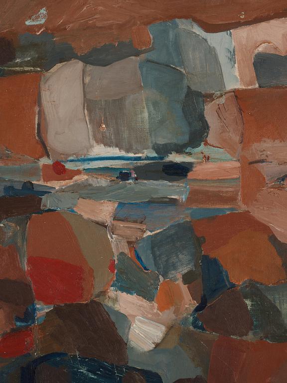 Torsten Renqvist, "Moln över blockmark".