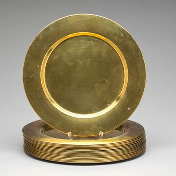 KUVERTTALLRIKAR, mässing. Stelton. Danmark.