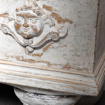 A Baroque cabinet, 18th century.