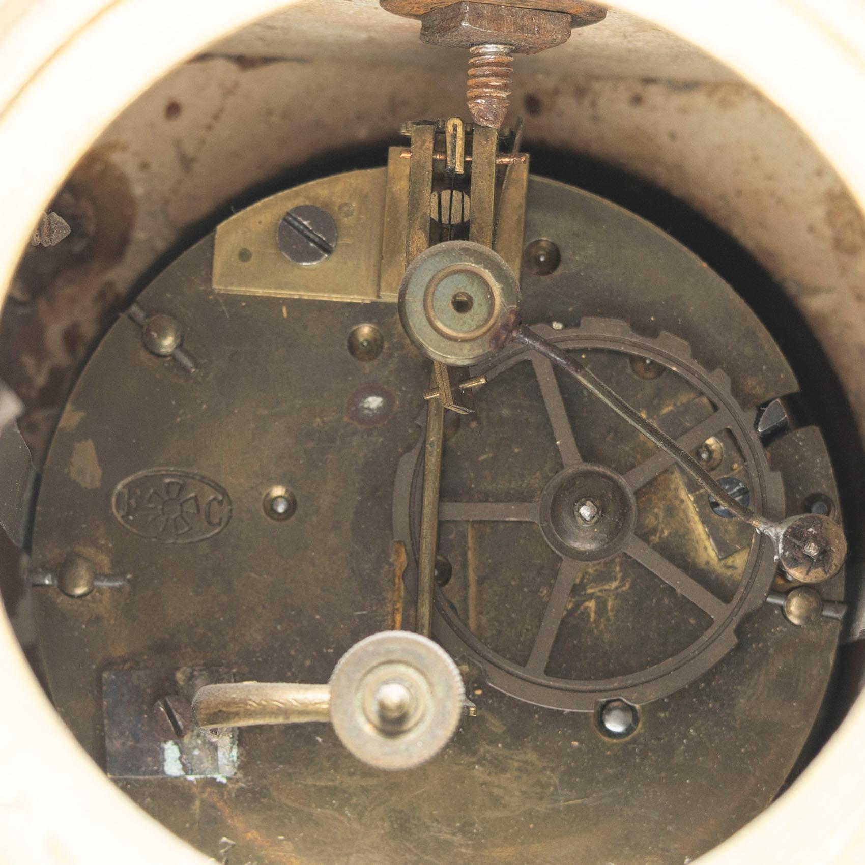 A mantle clock, France, circa 1900.