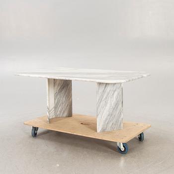 A marble coffee table later part of the 20th century.