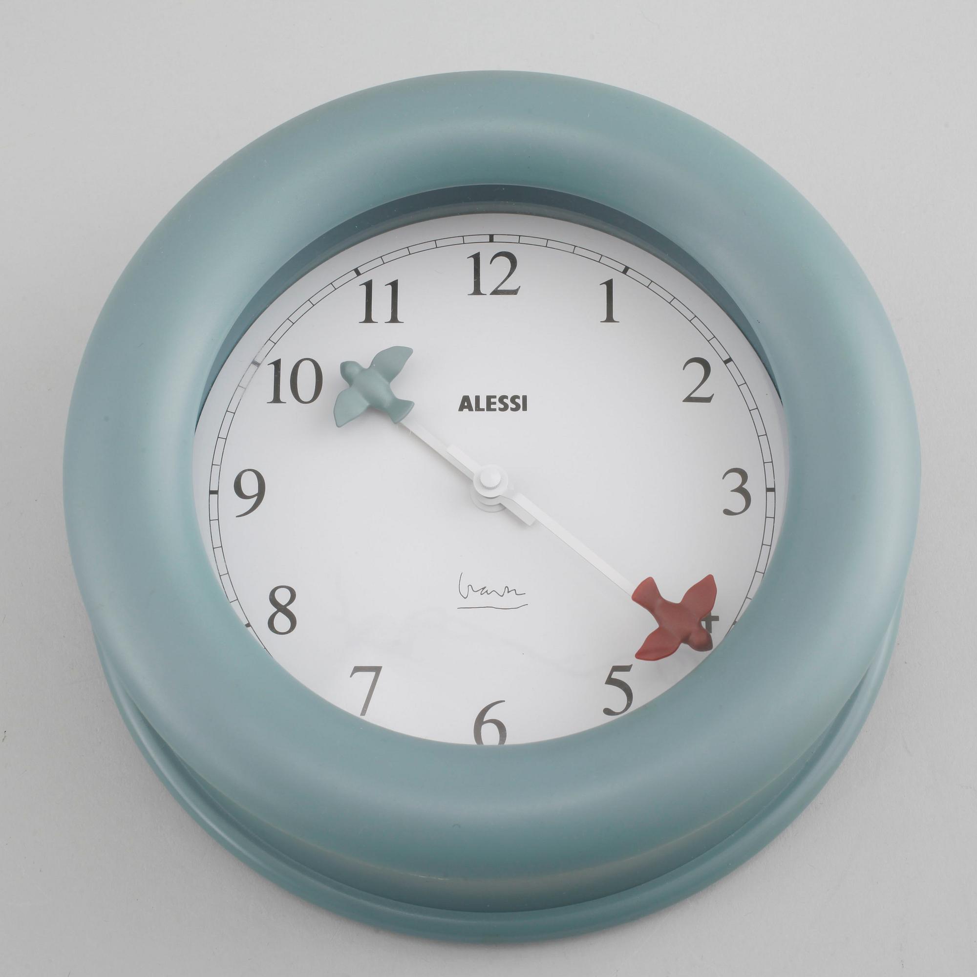 Seven items by Alessi, in plastic and metal, made in Italy around year 2000.