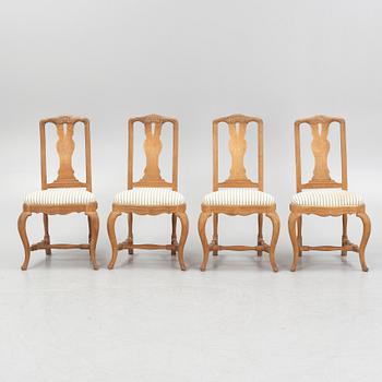 A set of four Rococo style chairs, first half of the 20th Century.