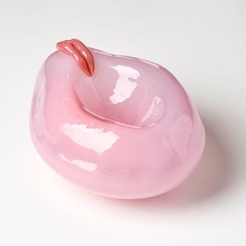 Åsa Jungnelius, unik skulptur, "Sculpture Pink", Kosta Boda, 2009.