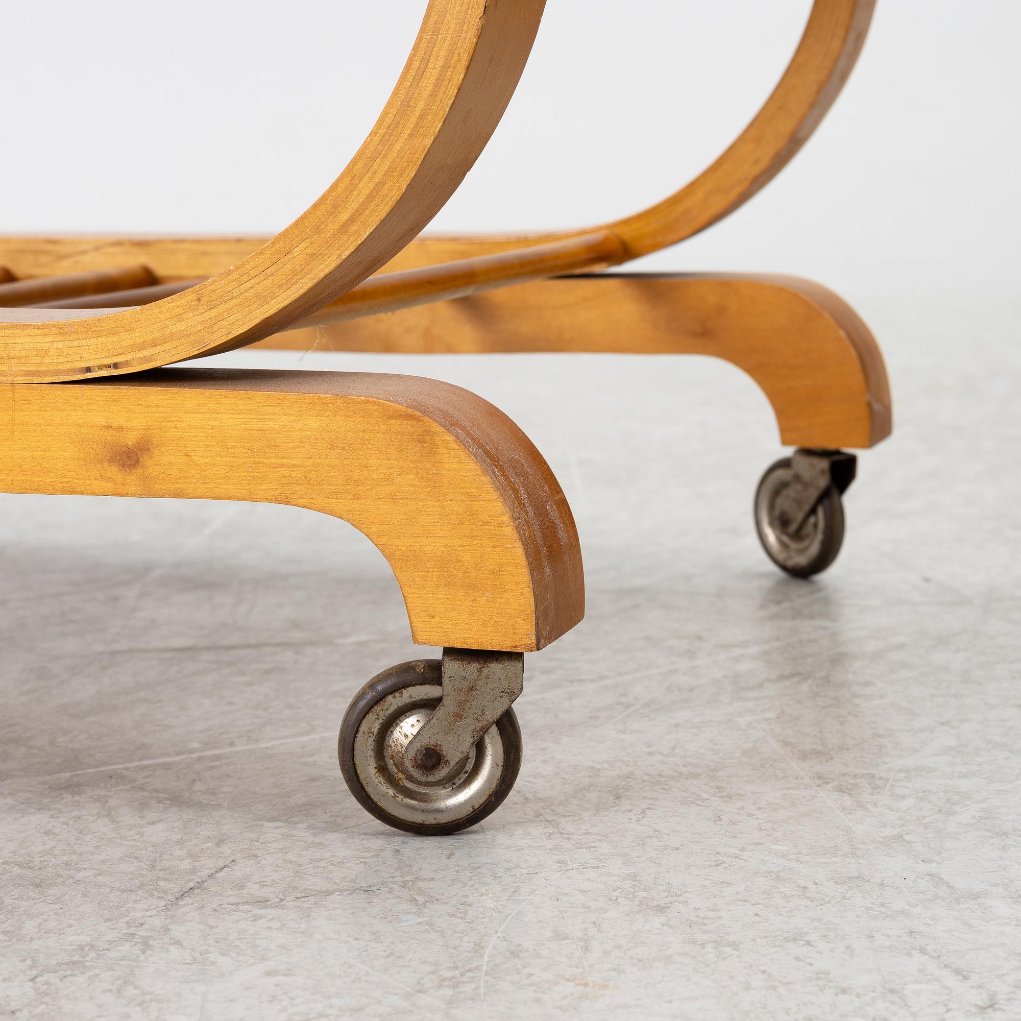 A serving trolley, Sweden, 1930's.
