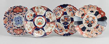 FAT, 4 st, porslin, Japan, 1800/1900-tal.