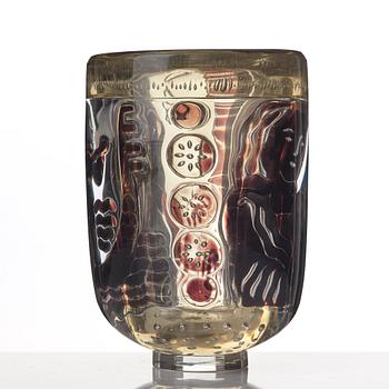 Edvin Öhrström, an "ariel" glass vase, Orrefors, Sweden 1939, nr 151.