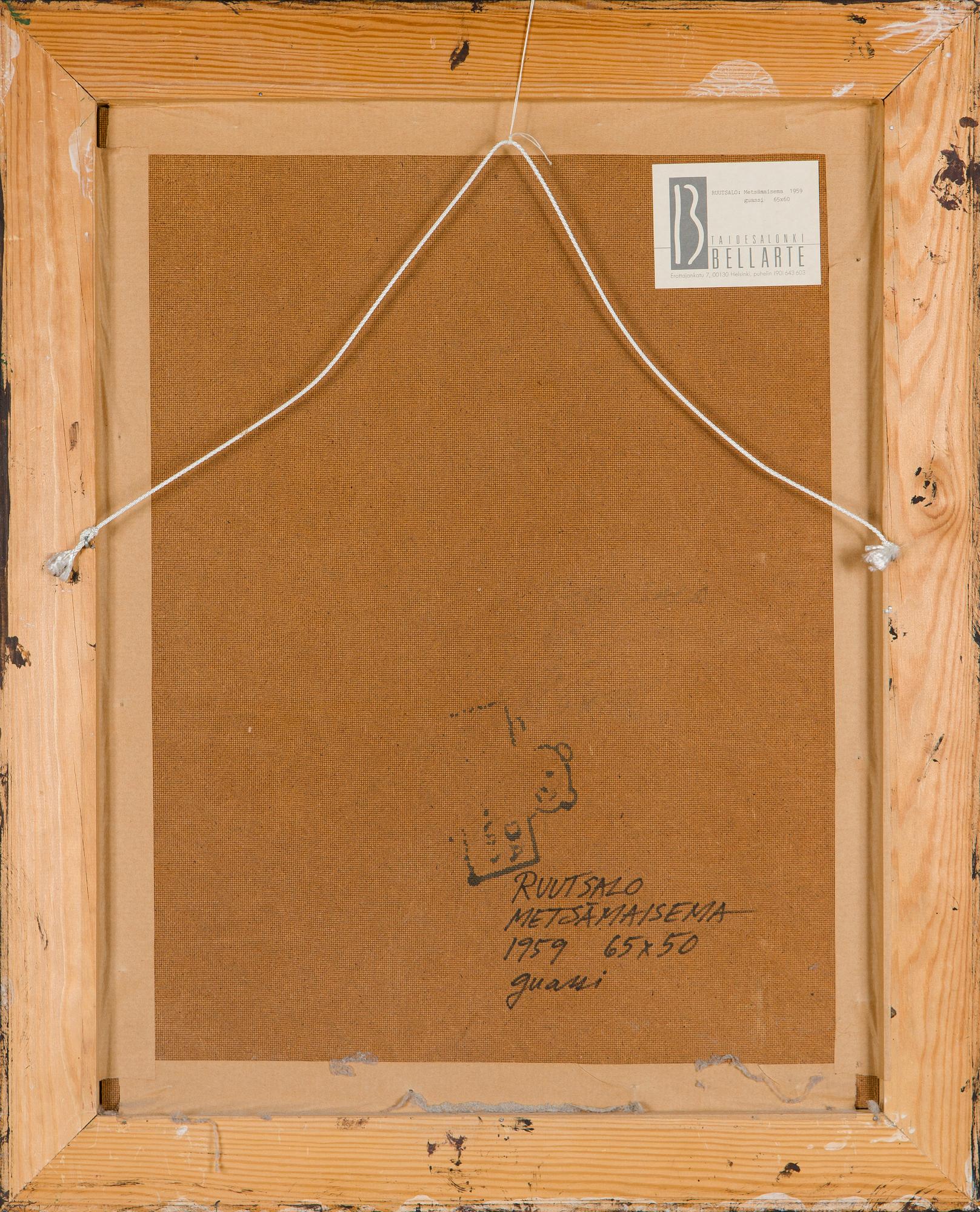 Eino Ruutsalo, "Skoglandskap".