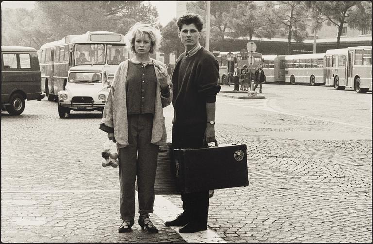 Walter Hirsch, två fotografier ur serien "Dobber".