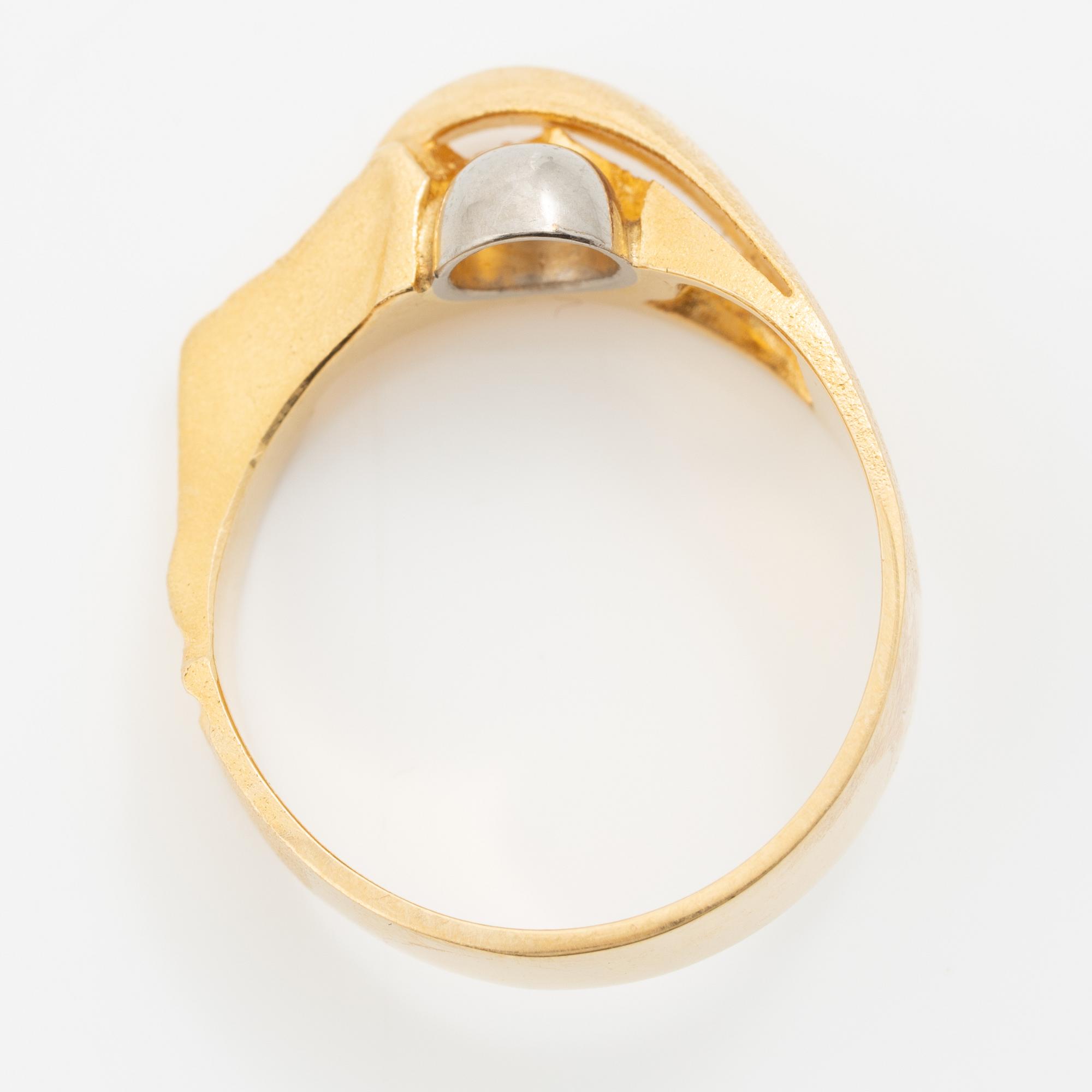 Lapponia, ring 18K gold, Finland 1980.