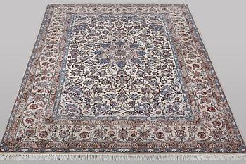 A carpet, Nain, part silk, 6 laa, ca 350 x 215 cm.