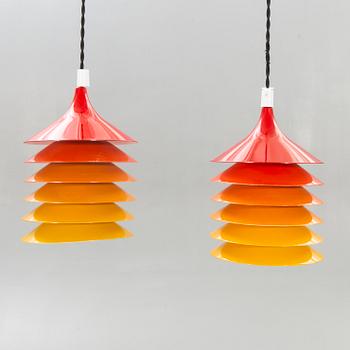 IKEA, lamps, a pair, "Duet" Ikea, 1970s.