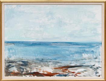 OKÄND KONSTNÄR, olja på duk, otydligt signerad Json.