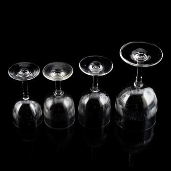A 159 pcs 'Juno' glass service from Kosta.