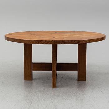 A second half of the 20th century pine dining table by Roland Wilhelmsson.