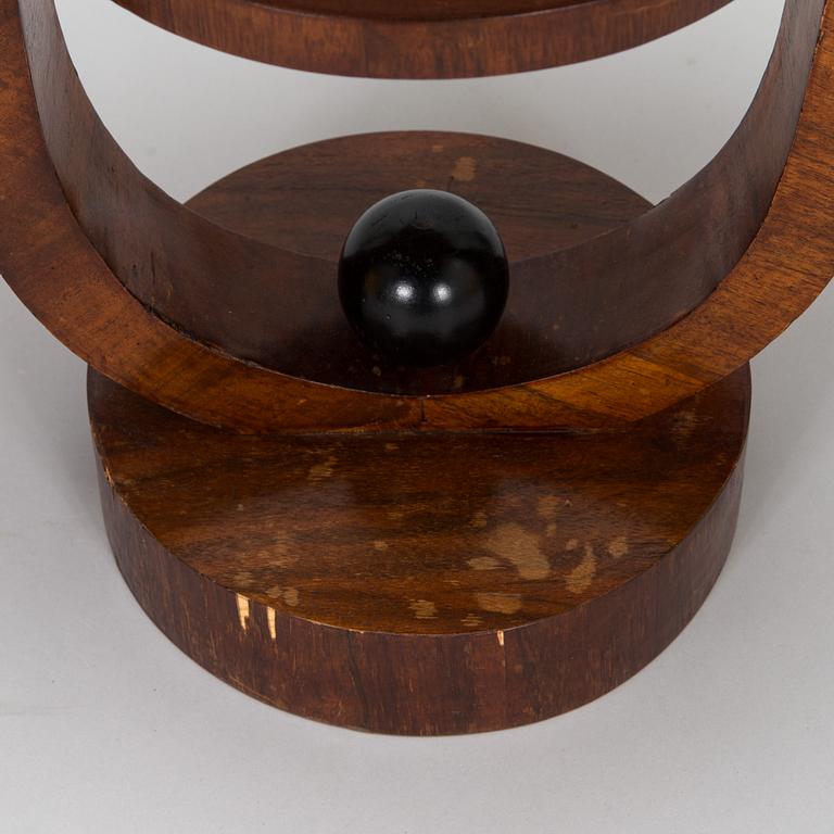 A pair of Art Deco style side tables/bedside tables, modern production.