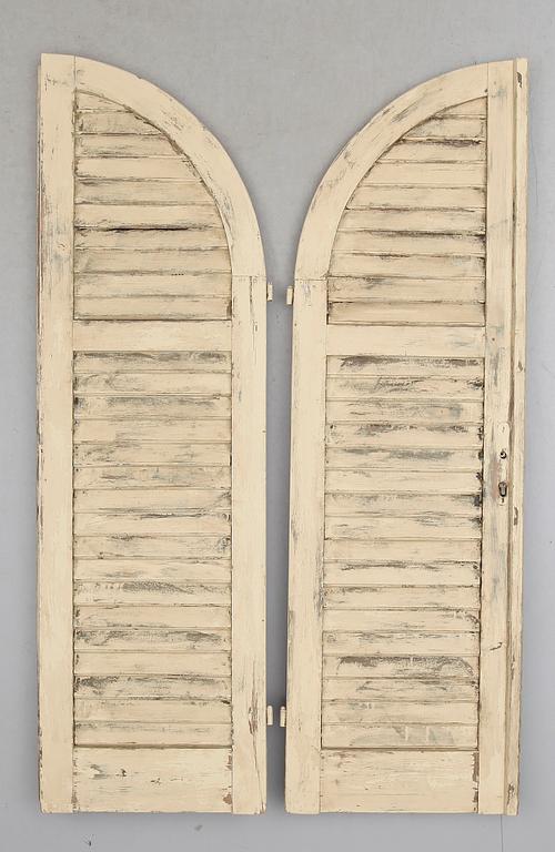 FÖNSTERLUCKOR, 1 par, Frankrike, 1900-talets första hälft.