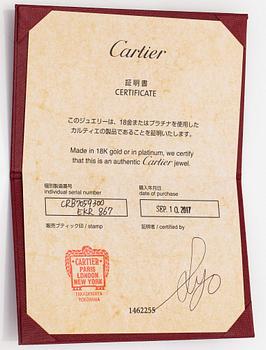 Cartier, kaulakoru, "d'Amour", 18K valkokultaa ja briljanttihiottu timantti.