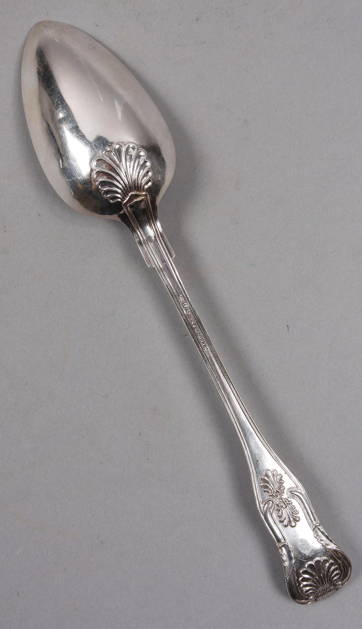 RAGUSKED, silver, Gustaf Theodor Folcker, Stockholm. 1852. Vikt ca 110 gram.