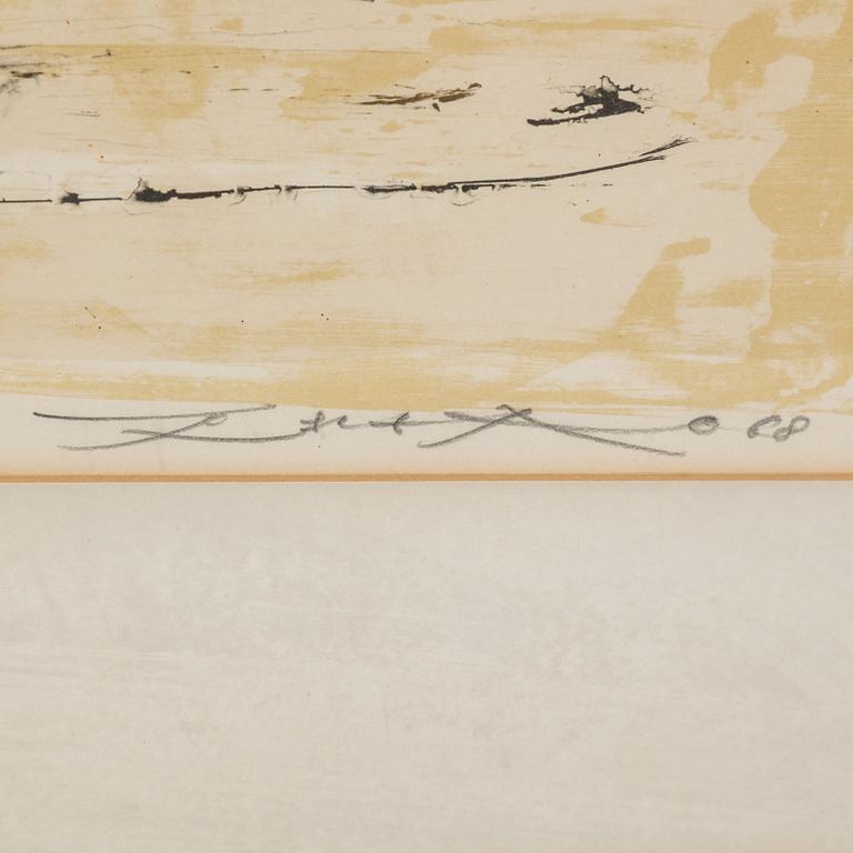 ZAO WOU-KI, colour lithograph, signed and numbered 75/90.