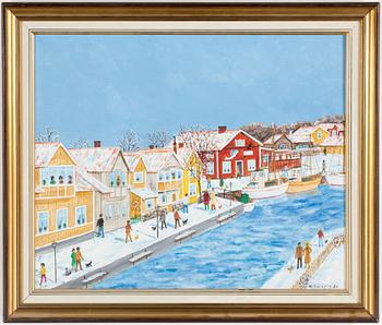 CURT SJÖBERG, oil on canvas, signed and dated -86.