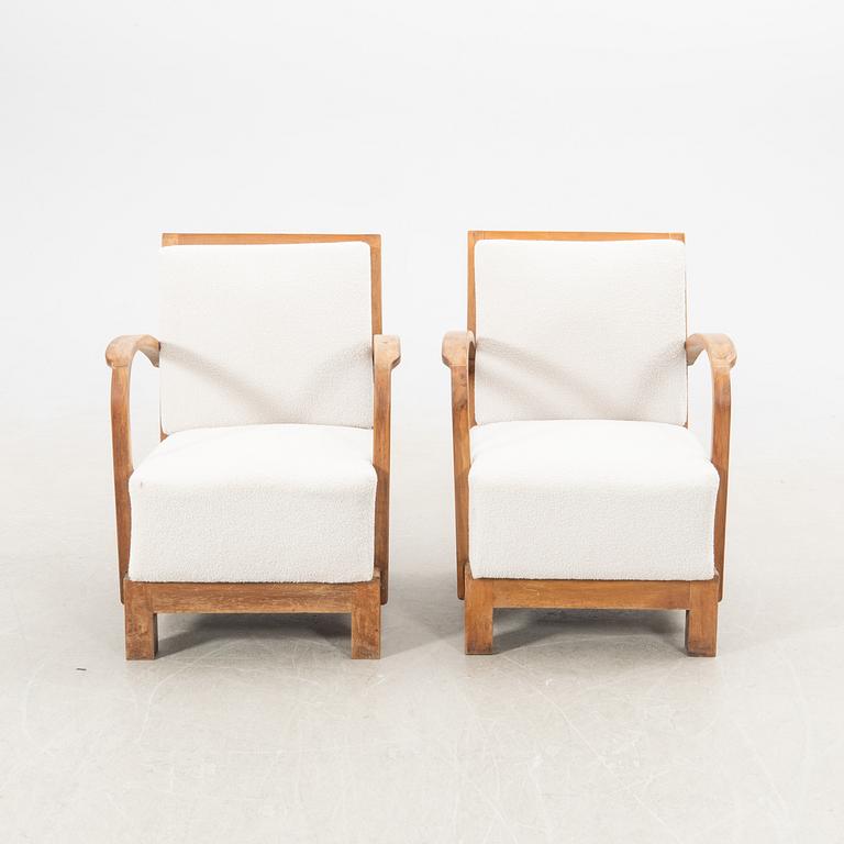 Fåtöljer ett par Art Deco 1900-talets första hälft.