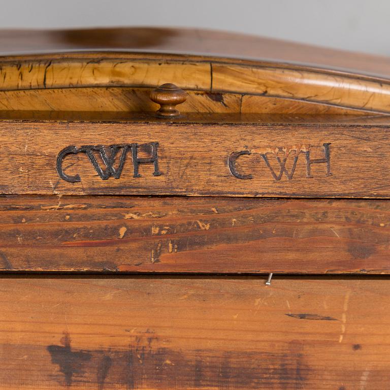 A Swedish rococo poudreuse signed by Conrad Wilhem Hein (Stockholm 1755-1783).