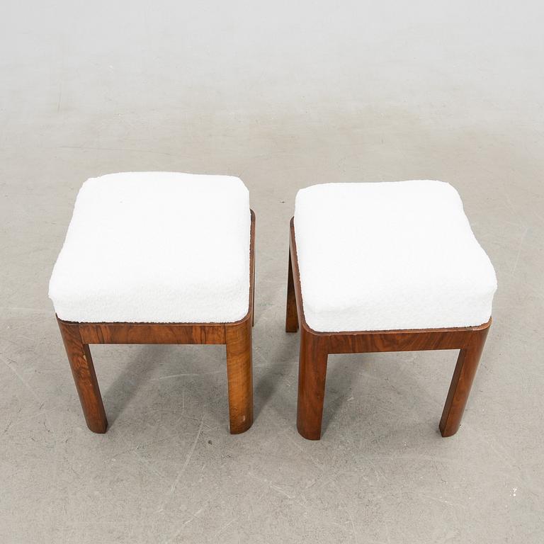 Pallar, ett par, Art Deco, 1900-talets första hälft.