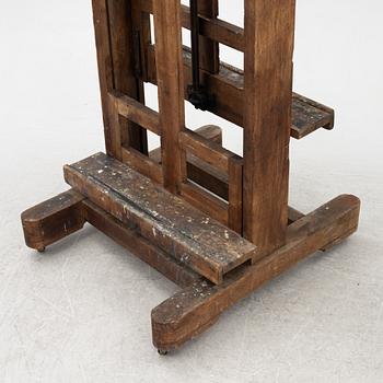 Studio easel, circa 1900.