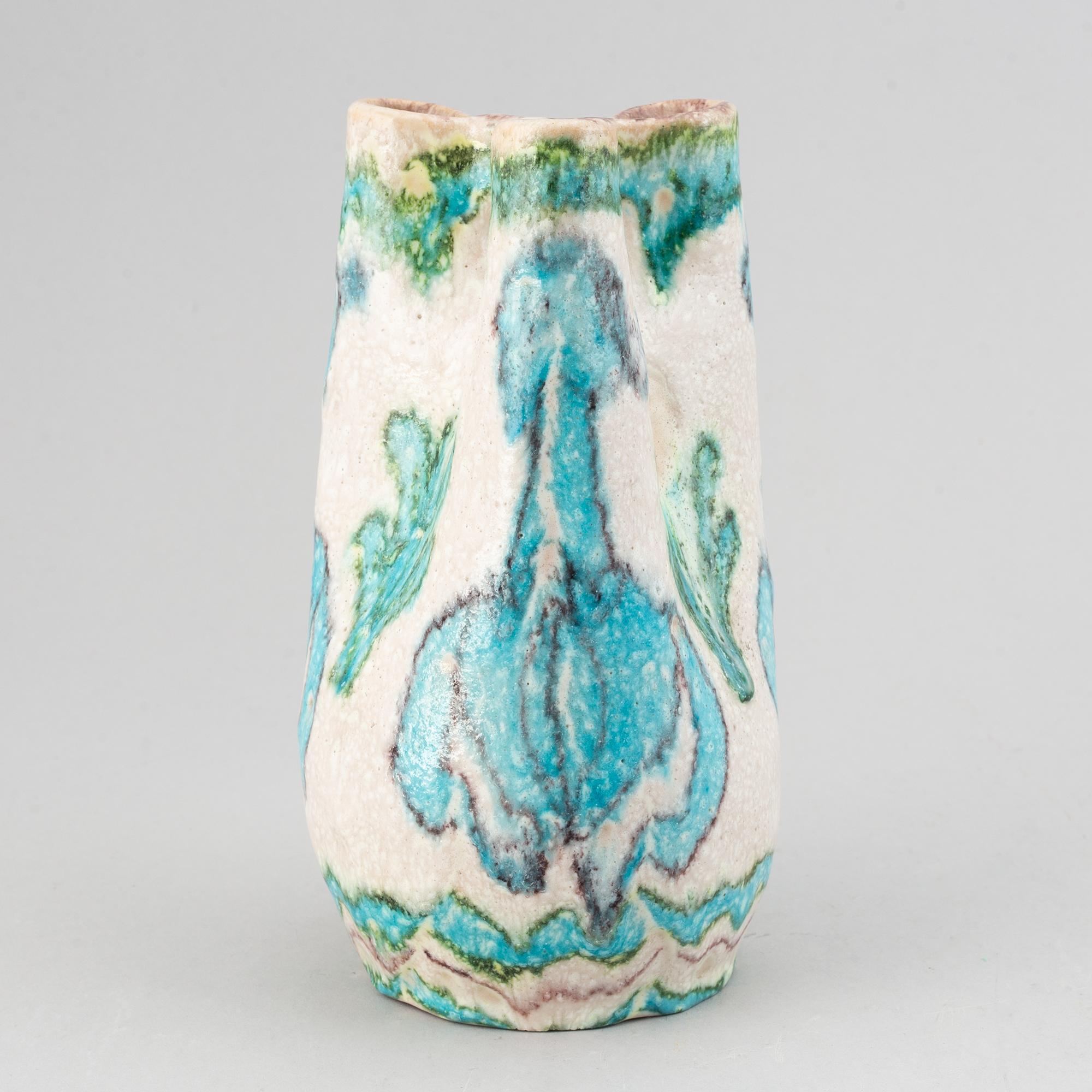 Guido Gambone, a stoneware vase / sculpture, Italy 1950's.