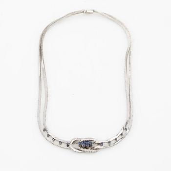 Necklace 18K white gold, Signoretti Renato, Vicenza Italy.