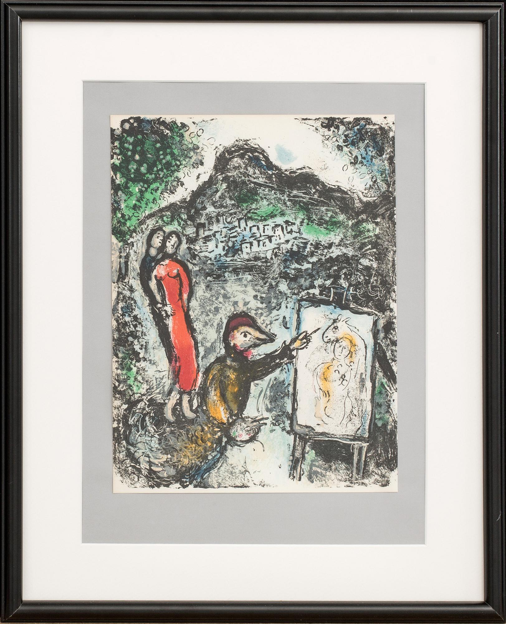 MARC CHAGALL, originalfärglitografi.
