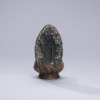 BUDDHA, metall, Kina 1900-talets senare hälft.