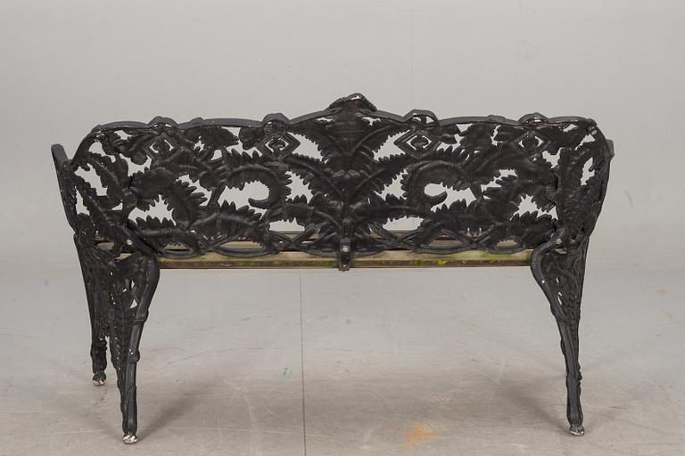 TRÄDGÅRDSBÄNK, Melins metall Anderstorp. 1900-talets första hälft.