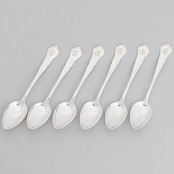BESTICKUPPSÄTTNING, 50 delar, silver, "Chippendale", Kultakeskus, Tavastehus 1938-1977.