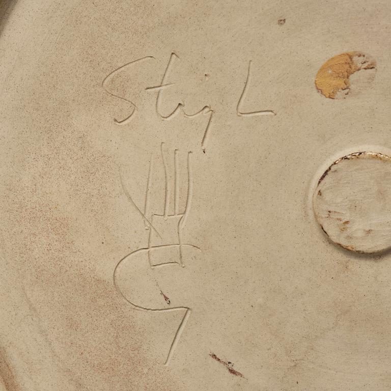 Stig Lindberg, a stoneware urn, Gustavsberg Studio 1967.