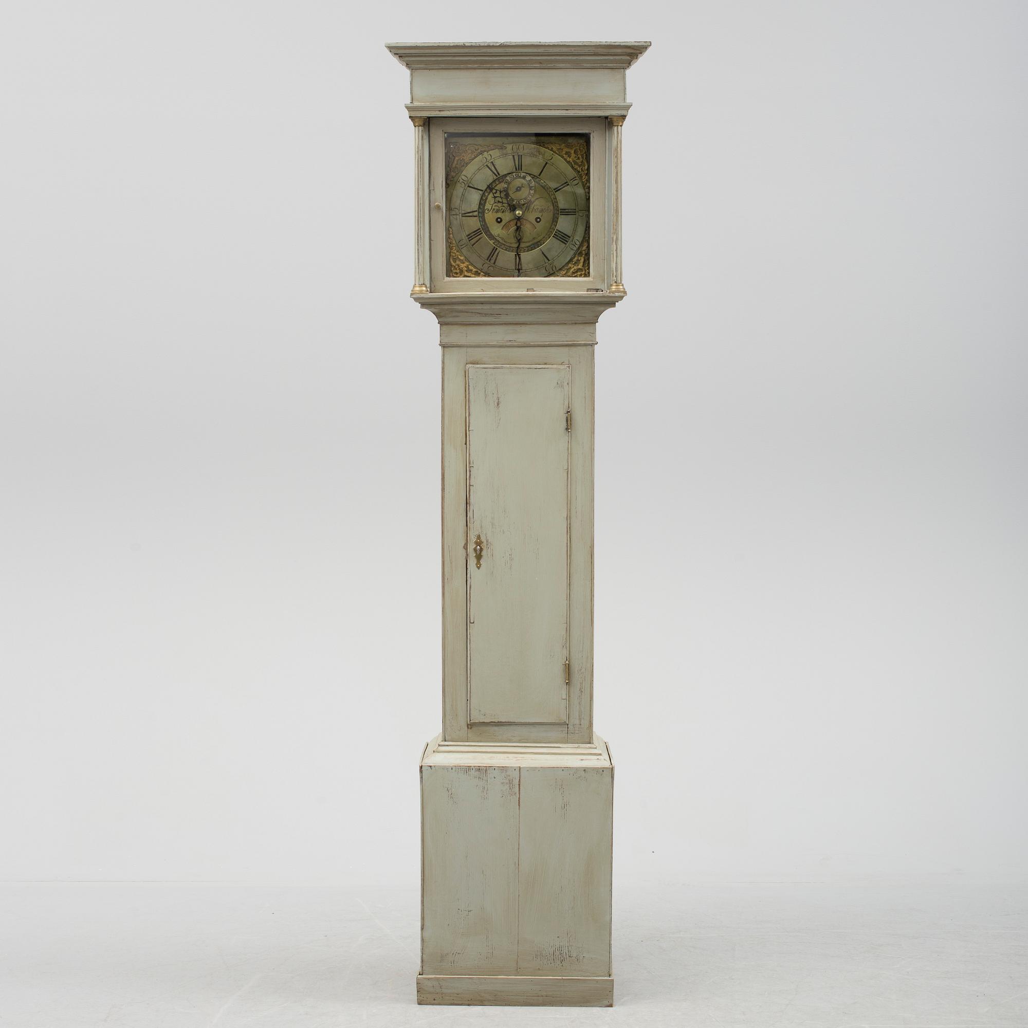 A 19th century grandfather clock.