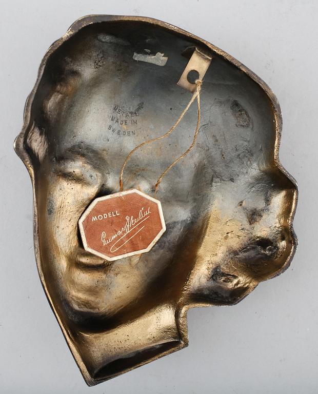 VÄGGRELIEF, brons, 1900-talets mitt.