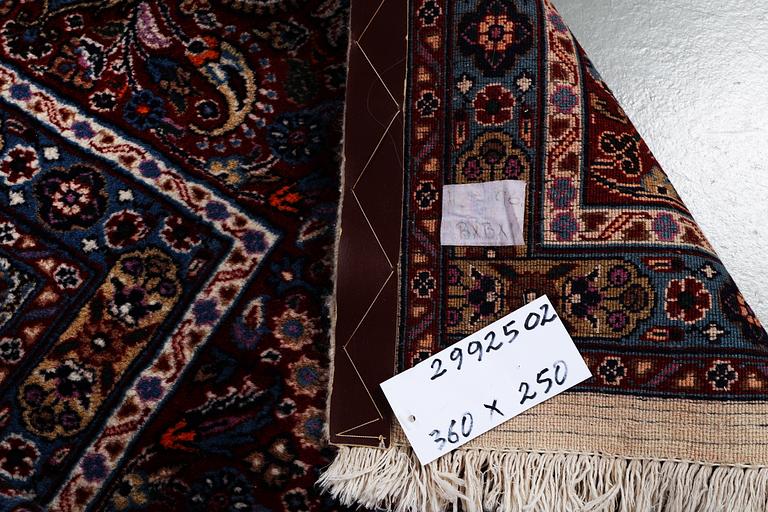 A carpet, Moud, ca 360 x 250 cm.