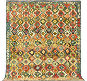 A Kilim carpet, c. 295 x 261 cm.